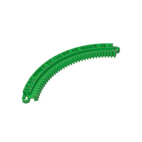 Gobricks,Technic Gear Rack 1/4 Circle 11 x 11, 35 Teeth,24121