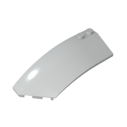 Wedge Curved 8 x 3 x 2 Open Left [Plain] ,41750