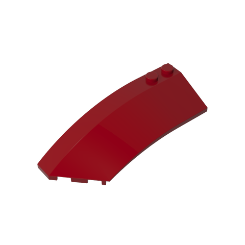 Gobricks,Wedge Curved 8 x 3 x 2 Open Left [Plain],41750