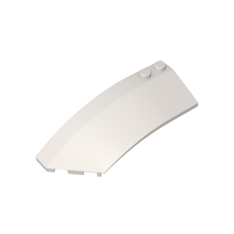 Gobricks,Wedge Curved 8 x 3 x 2 Open Left [Plain],41750