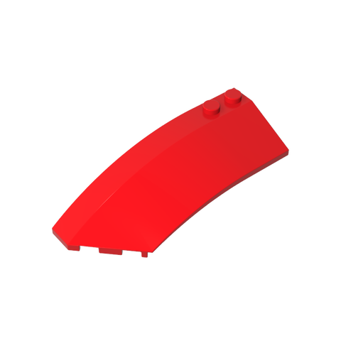 Gobricks,Wedge Curved 8 x 3 x 2 Open Left [Plain],41750