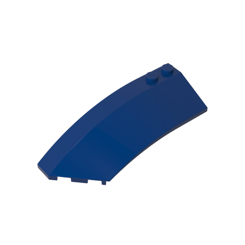 Gobricks,Wedge Curved 8 x 3 x 2 Open Left [Plain],41750