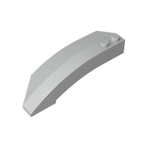 Gobricks,Wedge Curved 8 x 3 x 2 Open Right,41749