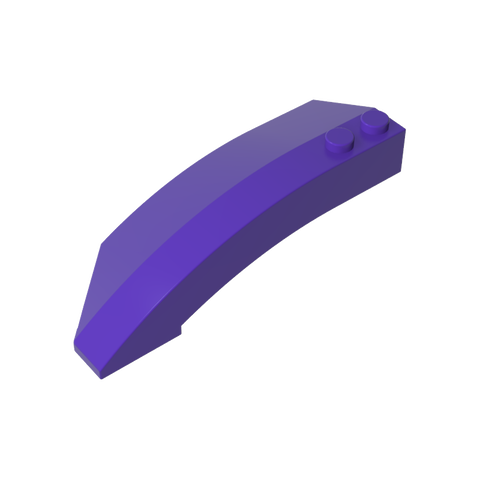 Gobricks,Wedge Curved 8 x 3 x 2 Open Right,41749