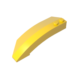 Gobricks,Wedge Curved 8 x 3 x 2 Open Right,41749