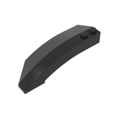 Gobricks,Wedge Curved 8 x 3 x 2 Open Right,41749