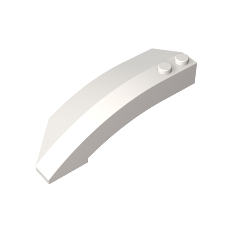 Gobricks,Wedge Curved 8 x 3 x 2 Open Right,41749