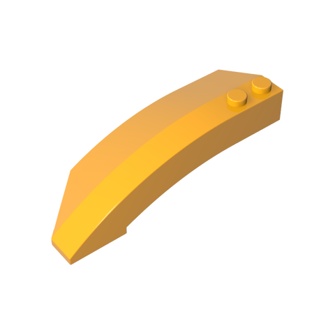 Gobricks,Wedge Curved 8 x 3 x 2 Open Right,41749