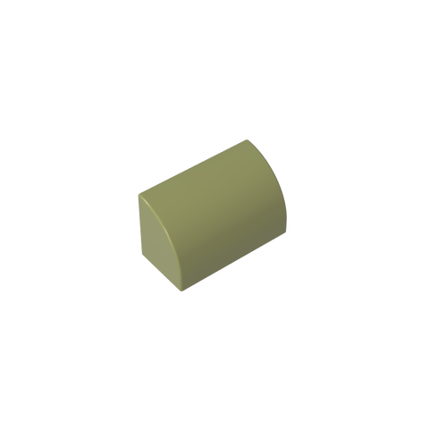 Gobricks,Brick Curved 1 x 2 x 1 No Studs,37352