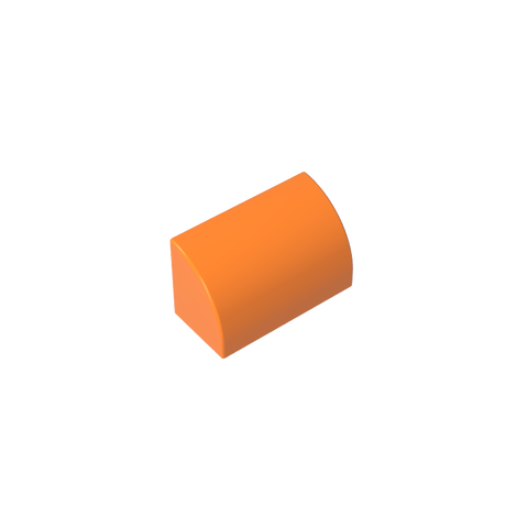 Gobricks,Brick Curved 1 x 2 x 1 No Studs,37352