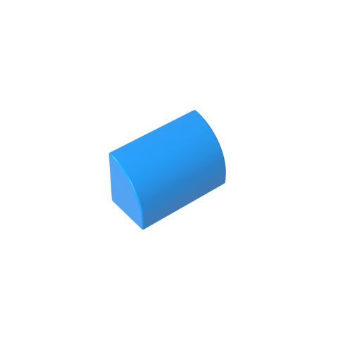 Gobricks,Brick Curved 1 x 2 x 1 No Studs,37352
