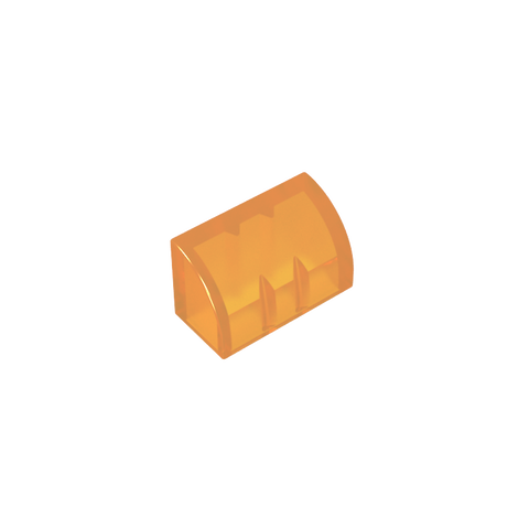 Gobricks,Brick Curved 1 x 2 x 1 No Studs,37352