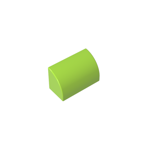 Gobricks,Brick Curved 1 x 2 x 1 No Studs,37352