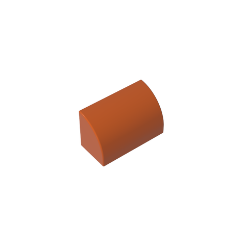Gobricks,Brick Curved 1 x 2 x 1 No Studs,37352