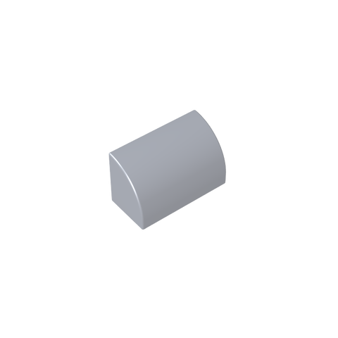 Gobricks,Brick Curved 1 x 2 x 1 No Studs,37352
