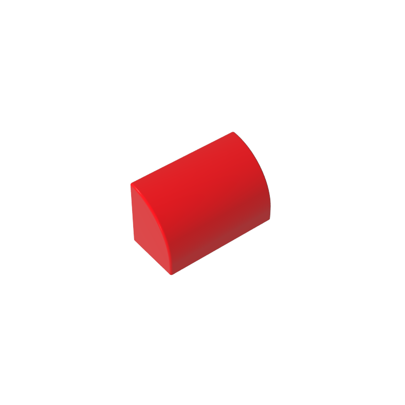 Gobricks,Brick Curved 1 x 2 x 1 No Studs,37352