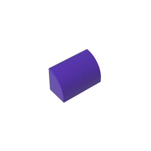 Gobricks,Brick Curved 1 x 2 x 1 No Studs,37352
