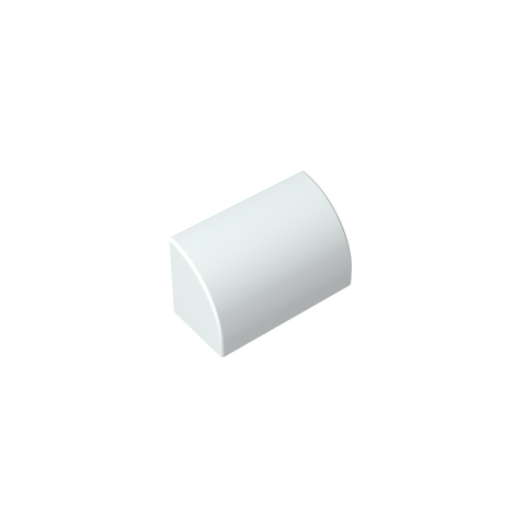 Gobricks,Brick Curved 1 x 2 x 1 No Studs,37352