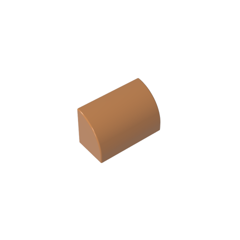 Gobricks,Brick Curved 1 x 2 x 1 No Studs,37352