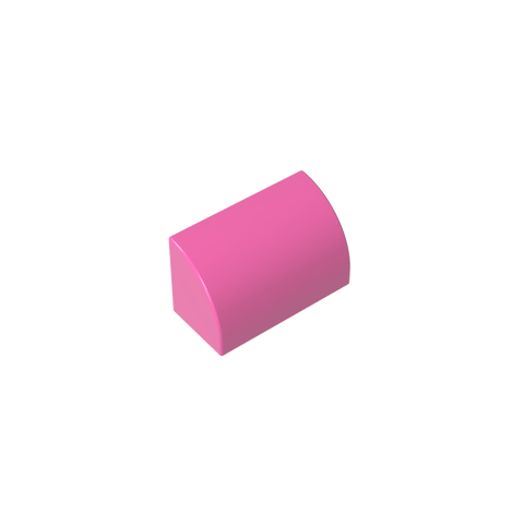 Gobricks,Brick Curved 1 x 2 x 1 No Studs,37352