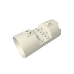 Cylinder 3 x 6 x 2 2/3 Horizontal Open Studs,30360