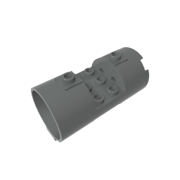 Cylinder 3 x 6 x 2 2/3 Horizontal Open Studs,30360