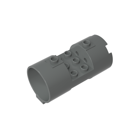 Gobricks,Cylinder 3 x 6 x 2 2/3 Horizontal Open Studs,30360,93168