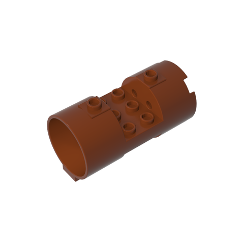 Gobricks,Cylinder 3 x 6 x 2 2/3 Horizontal Open Studs,30360,93168