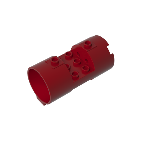 Gobricks,Cylinder 3 x 6 x 2 2/3 Horizontal Open Studs,30360,93168