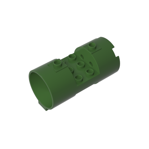 Gobricks,Cylinder 3 x 6 x 2 2/3 Horizontal Open Studs,30360,93168