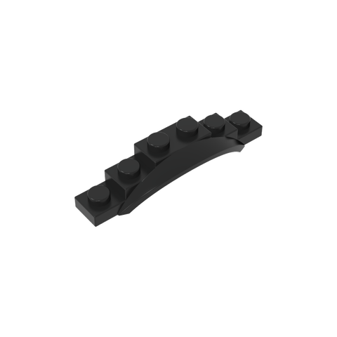 Gobricks,Wheel Arch, Mudguard, 1 1/2 x 6 x 1 [Arch Extended],62361