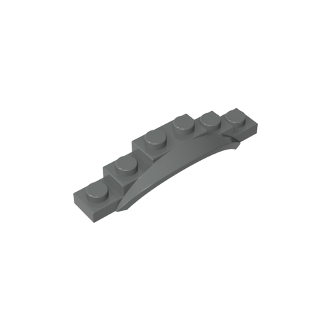 Gobricks,Wheel Arch, Mudguard, 1 1/2 x 6 x 1 [Arch Extended],62361