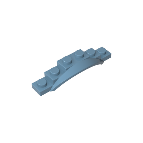 Gobricks,Wheel Arch, Mudguard, 1 1/2 x 6 x 1 [Arch Extended],62361