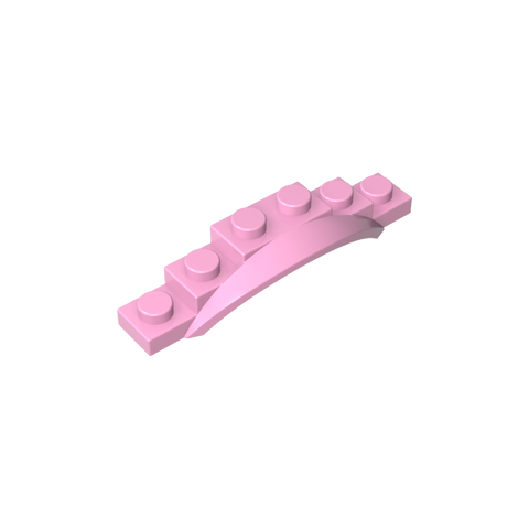 Gobricks,Wheel Arch, Mudguard, 1 1/2 x 6 x 1 [Arch Extended],62361
