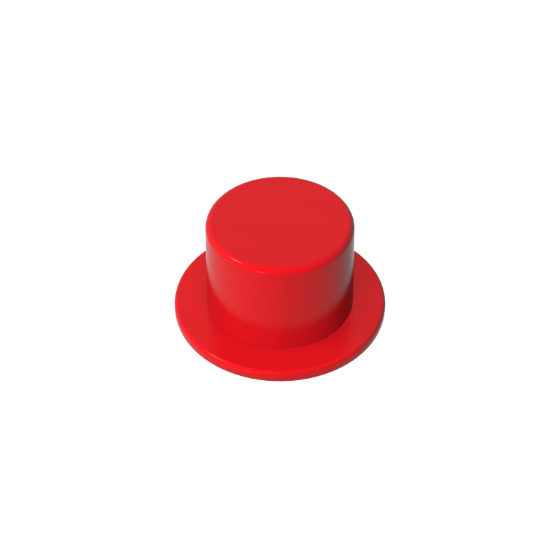 Gobricks,Minifig Top Hat,3878