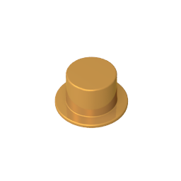 Minifig Top Hat,3878