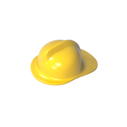 Gobricks,Minifig Helmet Fire,3834