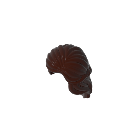 Gobricks,Minifig Hair Mid-Length with Braid around Sides,59363