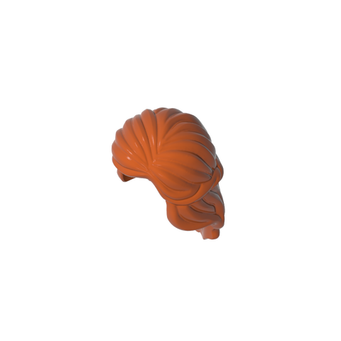 Gobricks,Minifig Hair Mid-Length with Braid around Sides,59363