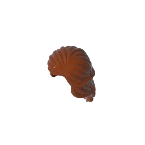 Gobricks,Minifig Hair Mid-Length with Braid around Sides,59363
