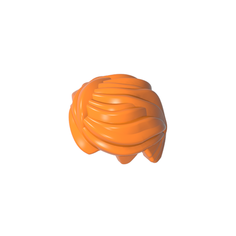 Gobricks,Minifig Hair Swept Back, Tousled,61183