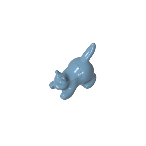 Gobricks,Animal, Cat, Kitten Crouching [Plain],6251