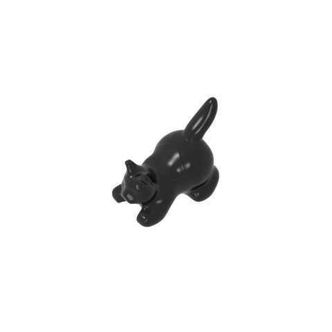 Gobricks,Animal, Cat, Kitten Crouching [Plain],6251