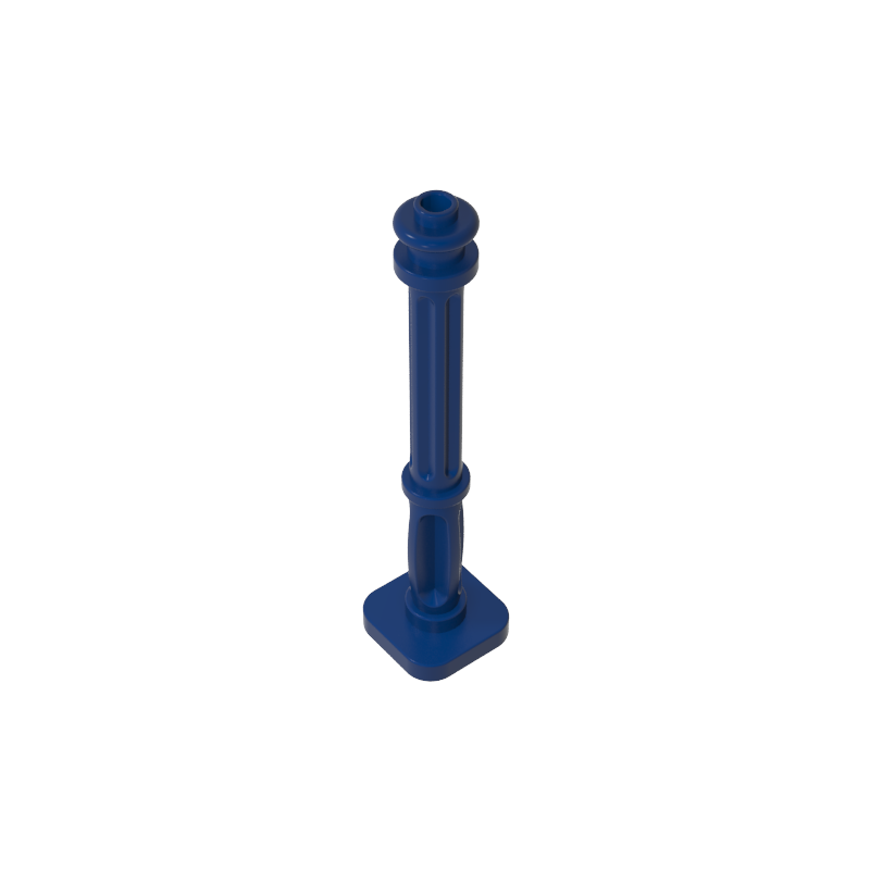 Two Post Bricks Gobricks,Lamp Post 2 x 2 x 7 with 4 Base Flutes,2039 β JoyGobricks
