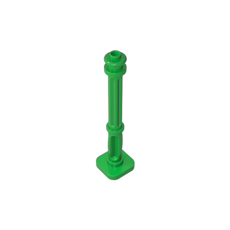 Gobricks,Lamp Post 2 x 2 x 7 with 4 Base Flutes,2039