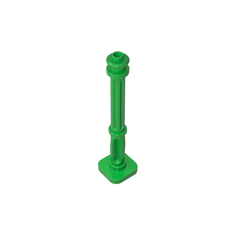 Gobricks,Lamp Post 2 x 2 x 7 with 4 Base Flutes,2039