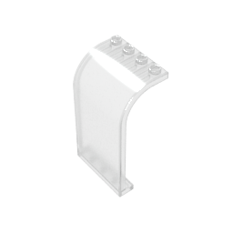 Gobricks,Panel 3 x 4 x 6 Curved Top,2571