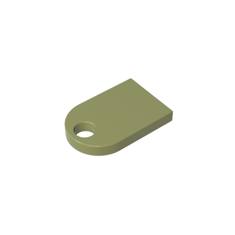 Gobricks,Tile Special 3 x 2 with Hole,48995