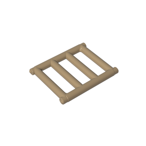 Gobricks,Bar 1 x 4 x 3 [End Tabs],62113