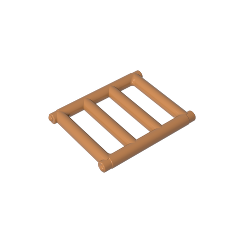 Gobricks,Bar 1 x 4 x 3 [End Tabs],62113